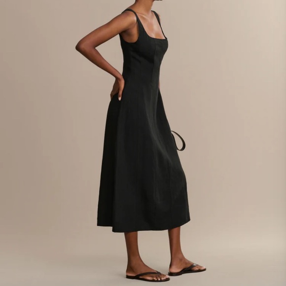 NWT Jenni Kayne Kinney Dress – Black Washed Linen – Size Small - Picture 2 of 4
